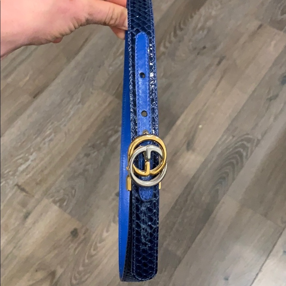 COPY - Vintage Gucci Snakeskin Belt